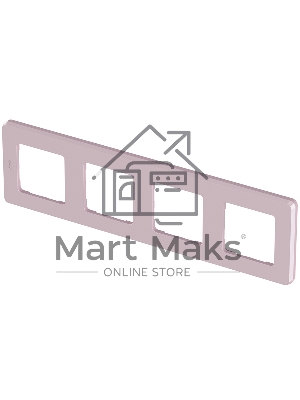 Рамка 4 поста розовый Inspiria