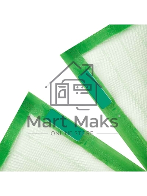 Дверная противомоскитная сетка зеленая (магниты пришиты по всей длине сетки!)