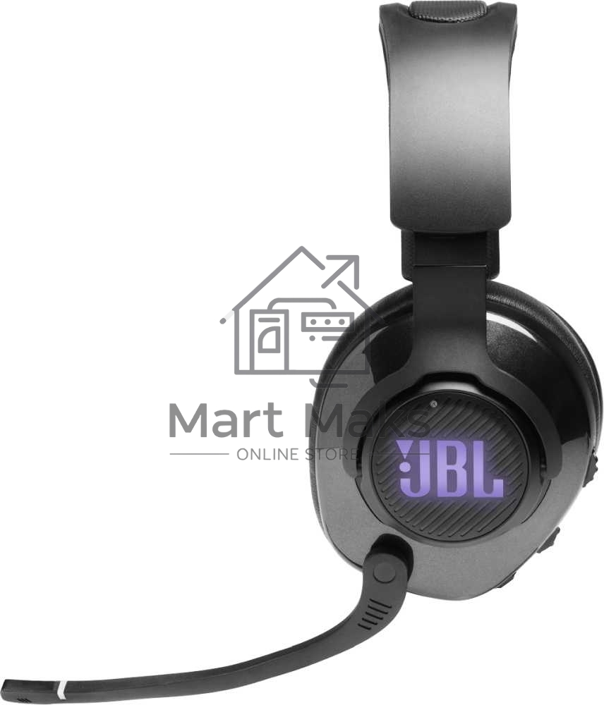 Гарнитура игровая с микрофоном JBL Quantum 400 черный оголовье USB (JBLQUANTUM400BLK)