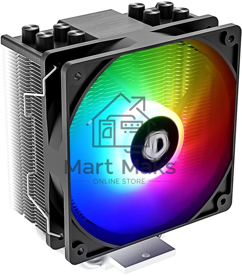 Кулер ID-COOLING SE-214-XT ARGB черный 120мм алюминий+медь 1500rpm 27db 4-pin 180W 150мм
