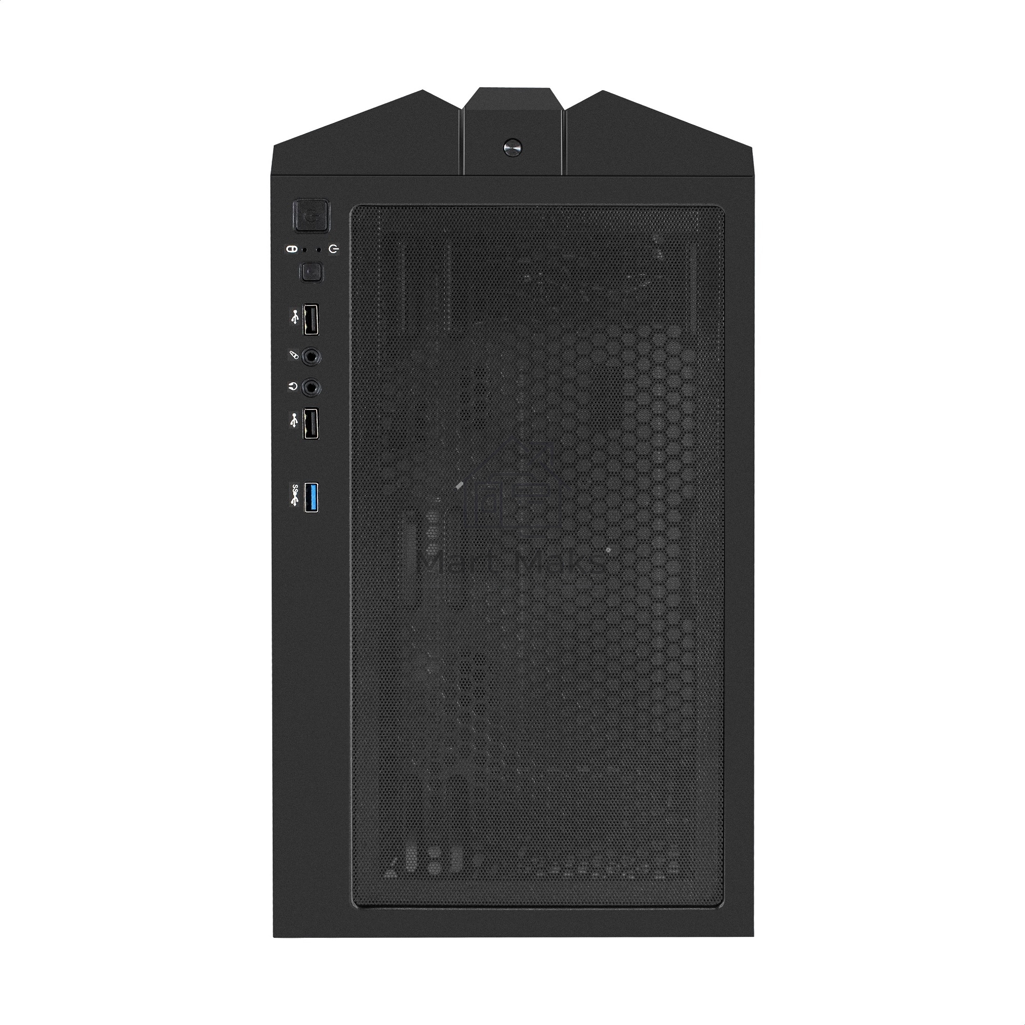 Компьютерный корпус Miditower ExeGate EVO-9205-EVO800 (ATX, БП EVO800RGB с вент. 12 см, с окном, 1*USB+1*USB3.0, аудио, черный, 3 вент. 12см с RGB подсветкой)