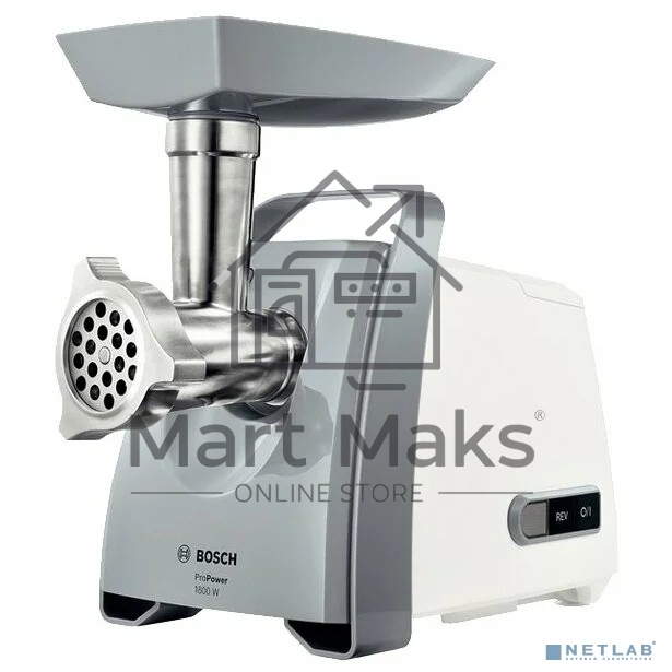 Мясорубка Bosch ProPower MFW66020 1800Вт белый/серый
