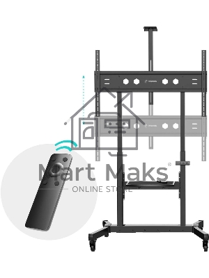 Мобильная стойка МОТОРИЗОВАННАЯ ONKRON на 1 ТВ/ 50-100