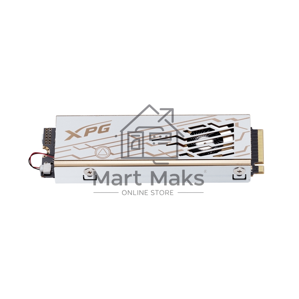 Накопитель SSD ADATA XPG MARS 980 PRO, 2000GB, M.2(22x80mm), NVMe, PCIe 5.0 x4, 3D NAND, R/W 14000/13000MB/s, IOPs 2 000 000/1 650 000, TBW 1480, DWPD 0.4, with Heat Sink (5 лет)