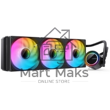 Система жидкостного охлаждения Water Cooling System JONSBO TG-420 ARGB Black (300W, 420mm, Black, ARGB/ Fans: 3x140mm, 93.73CFM, 36.2dBA, 1800RPM/ Pump height 54.55mm, 30dBA, 2400RPM, Rad thickness 54.5mm/ S: 1851, 1700, 1200, 115X, AM5, AM4)