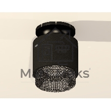Светильник Ambrella Light XS7511062 SBK/PBK/BK черный песок/черный полированный/тонированный MR16 GU5.3 (N7926, C7511, N7192)