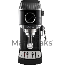 Кофеварка рожковая Korting KCM 1002 EN черный, молотый, 1.2 л, 1350 Вт, 20 бар