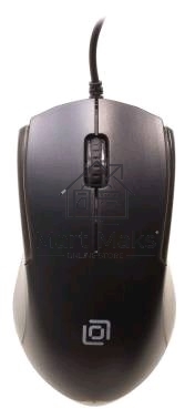 Мышь проводная Oklick 245M черный, 1000 dpi, USB, кнопки - 3