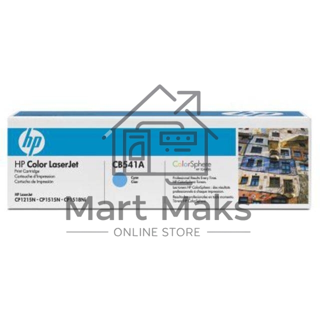 Картридж лазерный HP CB541A голубой LJ P1215/1515 (1400стр.)