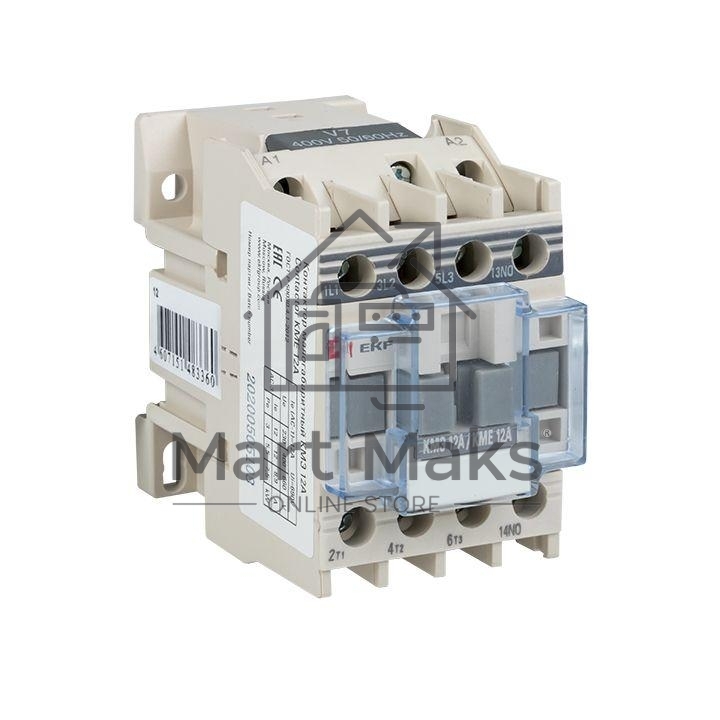 Контактор КМЭ 12А 220В 1NO EKF ctr-s-12-220