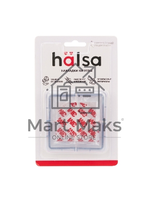 Прозрачные треугольные накладки-протекторы для мебели (4.3*4.3*2.1 см). 4 шт. 