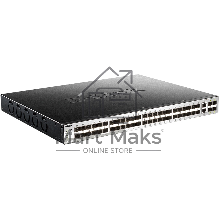 Коммутатор DGS-3130-54S Managed L3 Stackable Switch 48x1000Base-X SFP, 2x10GBase-T, 4x10GBase-X SFP+, CLI, 1000Base-T Management, RJ45 Console, USB, RPS, Dying Gasp