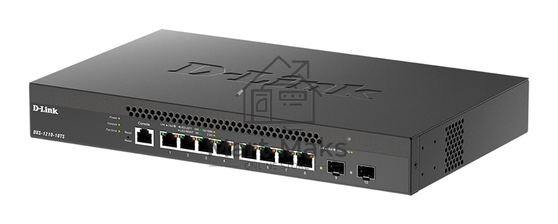 Настраиваемый L2+ коммутатор D-Link DXS-1210-10TS/B1A PROJ с 8 портами 10GBase-T и 2 портами 10GBase-X SFP+