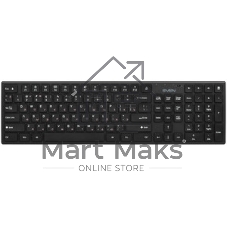 Комплект беспроводной SVEN ножничная клавиатура + мышь KB-C2550W черный (109 кл.,12Fn, 1000DPI, 2+1 кл.)