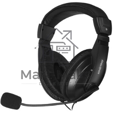 Проводные наушники Smartbuy Commando черный, полноразмерные, Jack 3.5 мм