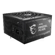 Блок питания MSI MAG A850GL PCIE5, 850Вт, 80+ Gold, 120мм, модульный, черный
