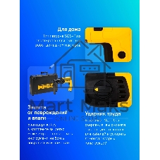 Перфоратор DeWalt D25033K-QS, SDS-plus, 710 Вт, 2 Дж, от сети