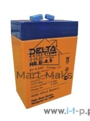 Батарея для ИБП Delta HR 6-4.5 (6V, 4.5Ah)
