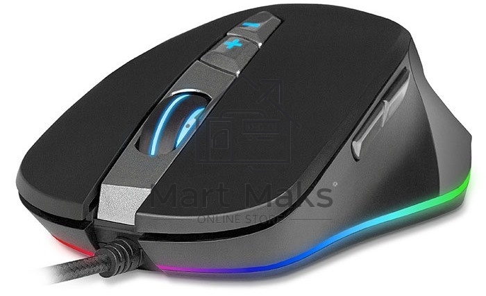 Мышь проводная SVEN RX-G970 черный, 4000 dpi, USB, кнопки - 7