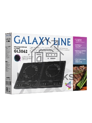Плита настольная индукционная Galaxy Line GL 3062, черная, 3400 Вт