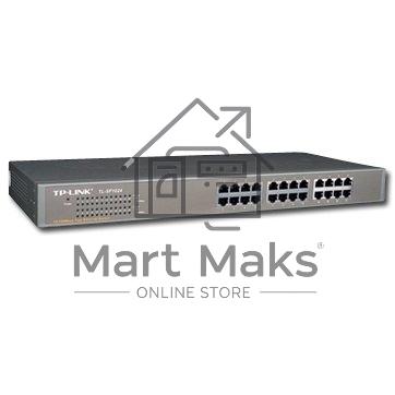 Сетевой коммутатор TP-Link SMB TL-SF1024 Коммутатор 24-port 10/100M Switch, 1U 19-inch rack-mountable steel case