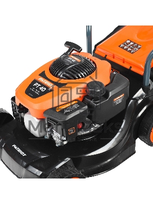 Газонокосилка бензиновая PATRIOT PT 40, 130сс, 3,5 л.с., 40 см, 35л. трав., пластик. дека,