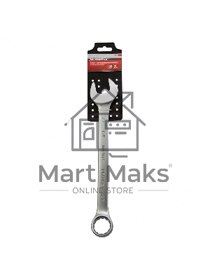 Ключ Matrix комбинированный, 27 мм, CrV, матовый хром