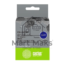Картридж ленточный Cactus CS-LK4YBP черный шрифт, желтый фон (12 мм, 9 м) для Epson LW300/LW400/LW700/LW600P/LW1000P/K400/Z700/Z900