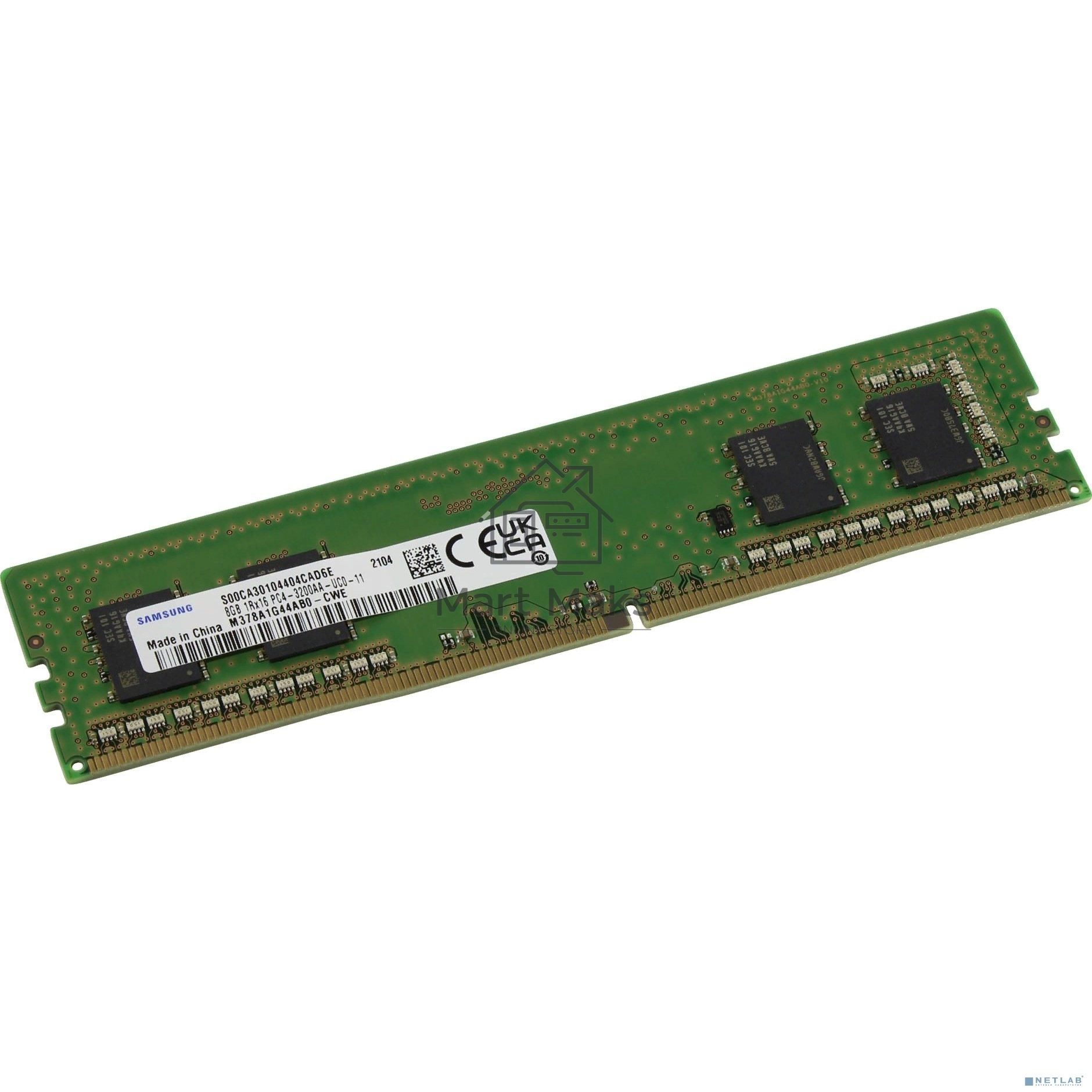 Оперативная память Samsung DIMM 8GB PC25600 DDR4 M378A1G44AB0-CWED0