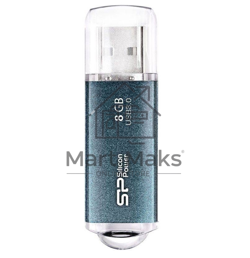 Флешка USB R/W Silicon Power R/W 8Gb Marvel M01 SP008GBUF3M01V1B USB3.0 синий