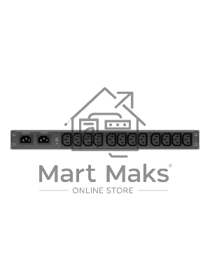 Распределитель питания APC Netshelter Rack Automatic Transfer Switch, 1U, 10A, 230V, C14 IN, 12 C13 OUT, 50/60Hz