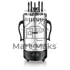 Шашлычница электрическая BBK BBQ601T нержавеющая сталь/черный