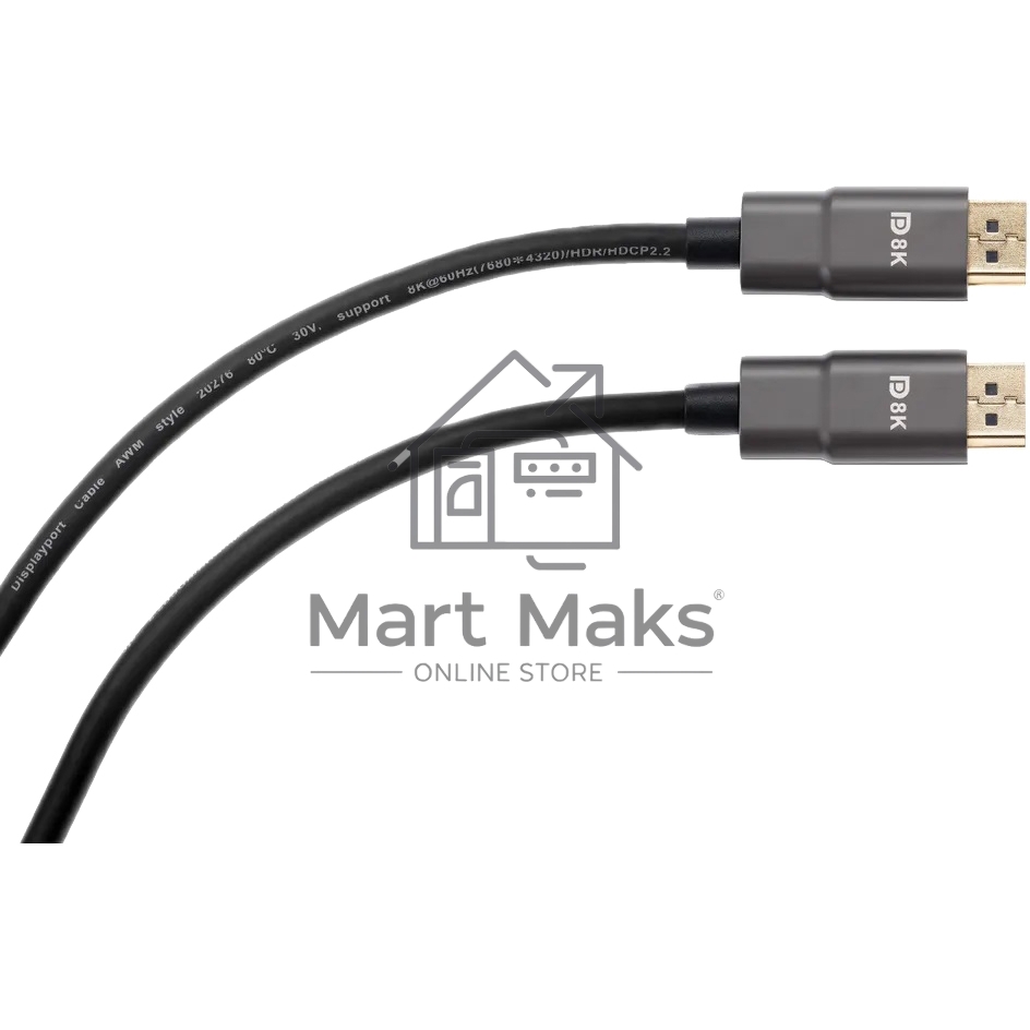 Кабель соединительный DISPLAY PORT v1.4, 8K@60Hz, 1.5m iOpen (Aopen/Qust) <ACG633-1.5M>
