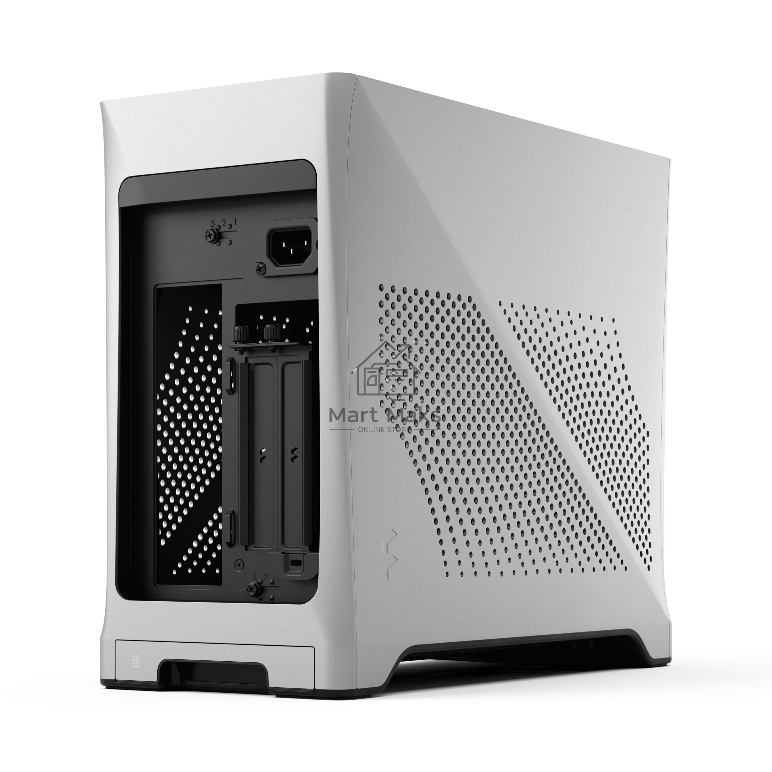 Корпус ПК без блока питания Fractal Design Era 2, SFF, 2x120mm, 2xUSB-A 3.0 + 1xUSB 3.2 Type-C, SFX PSU Support, mITX Silver