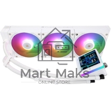 Водяное охлаждение для процессора Thermalright Grand Vision 360 (360mm, LED, White, ARGB/Fans: 3x120mm, 80.45CFM, 29.4dBA, 2150RPM/Pump height 72.5mm, 6400RPM, Rad thickness 27mm/S: 1700, 1200, 1851, 115X, 2011, 2066, AM5, AM4)