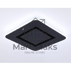 Светильник Ambrella light FL51419 BK черный 3000K/4200K/6400K 68W 488*488*40 (ПДУ ИК)