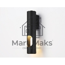 Светильник настенный TN5102 BK черный GU10 max 12W 250*55*80