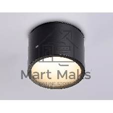 Светильник Ambrella light TN6551 BK черный IP44 GX53 max 15W D82*60