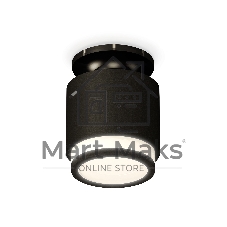 Светильник Ambrella Light XS7511063 SBK/PBK/FR черный песок/черный полированный/белый матовый MR16 GU5.3 (N7926, C7511, N7121)