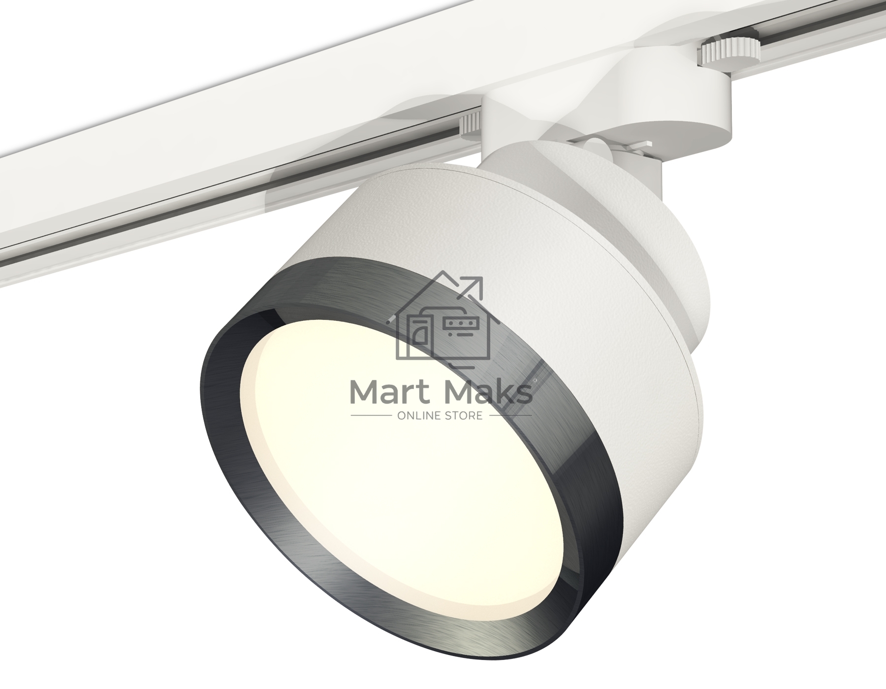 Светильник Ambrella light XT8101006 SWH/PPH белый песок/графит полированный GX53 (A2524, A2105, C8101, N8133)