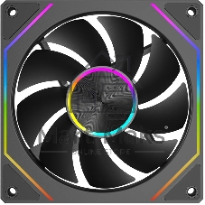 Вентилятор для корпуса Case Cooler PCCooler FG120 ARGb BK (120x120x25мм, 4-pin PWM, ARGb, 54CFM, 28.4dBA, 1800RPM, черный)