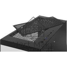 Компьютерный корпус Accord ACC-350-02B черный без БП mATX 1x120мм 1xUSB 2.0 1xUSB 3.0 1xUSB3.1 audio