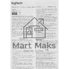 Мышь беспроводная Logitech M190 черный/красный, 1000 dpi, радиоканал, USB, кнопки - 3