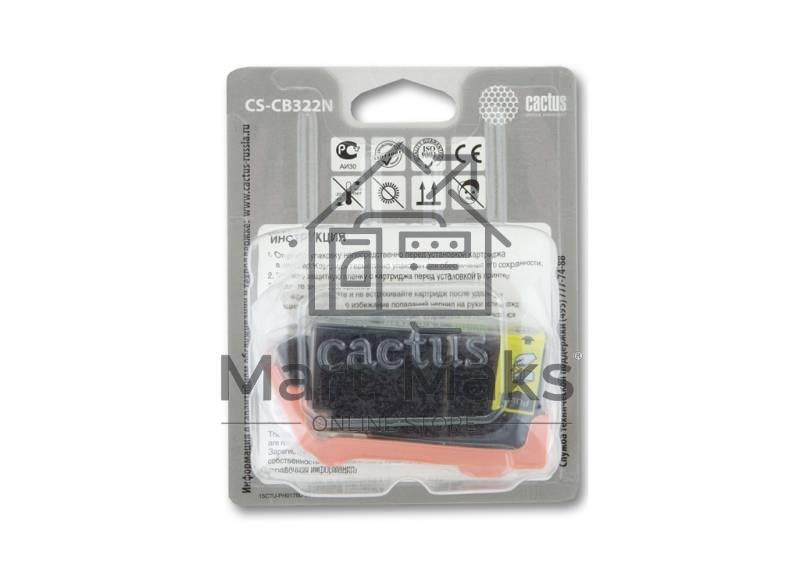 Картридж струйный Cactus CS-CB322N №178XL фото черный (14.6 мл.) для HP PS B8553/C5383/C6383/D5463