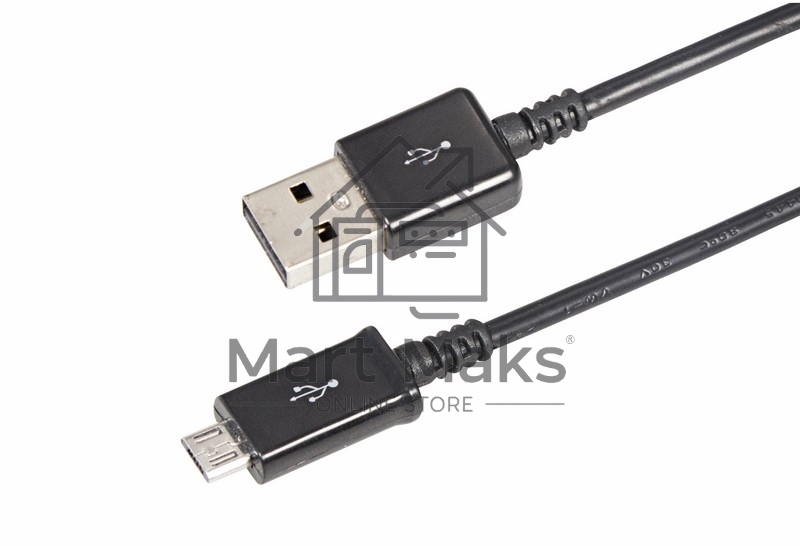 Кабель Rexant (18-4268) USB кабель microUSB длинный штекер 1М черный 