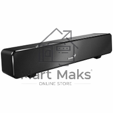 Мини саундбар Genius SoundBar 100. Ультракомпактный. Выходная мощность 6Вт. Тип подключения: USB. Частотная характеристика: 110-20000Гцz. Встроенный регулятор громкости. Аудиовыход 3,5 мм. черный