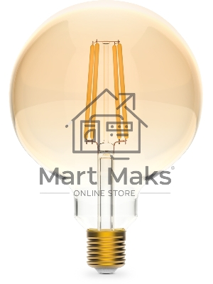 Лампа cветодиодная Gauss Smart Home Filament G95 7W 740lm 2500К E27 диммируемая LED