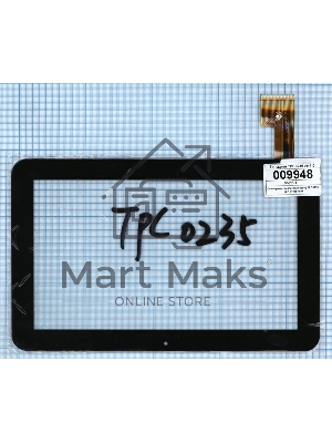 Сенсорное стекло (тачскрин) TPC0235 v.1.0, черное