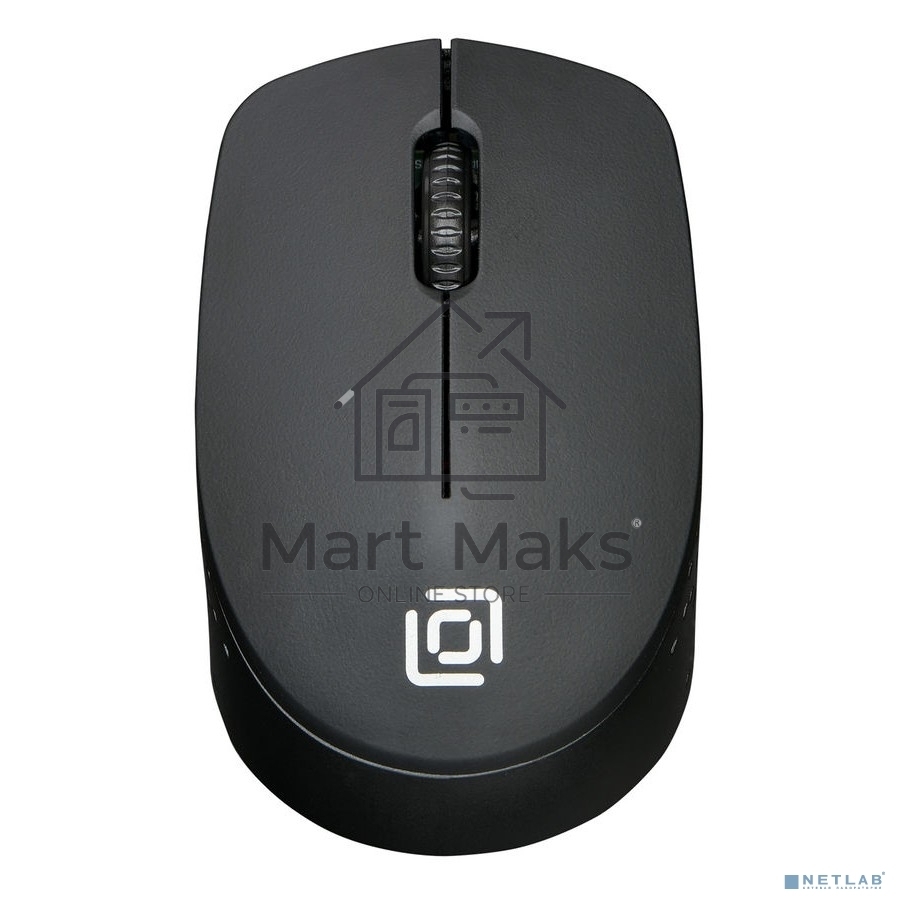 Мышь беспроводная Oklick 486MW черный, 1000 dpi, радиоканал, USB, кнопки - 3