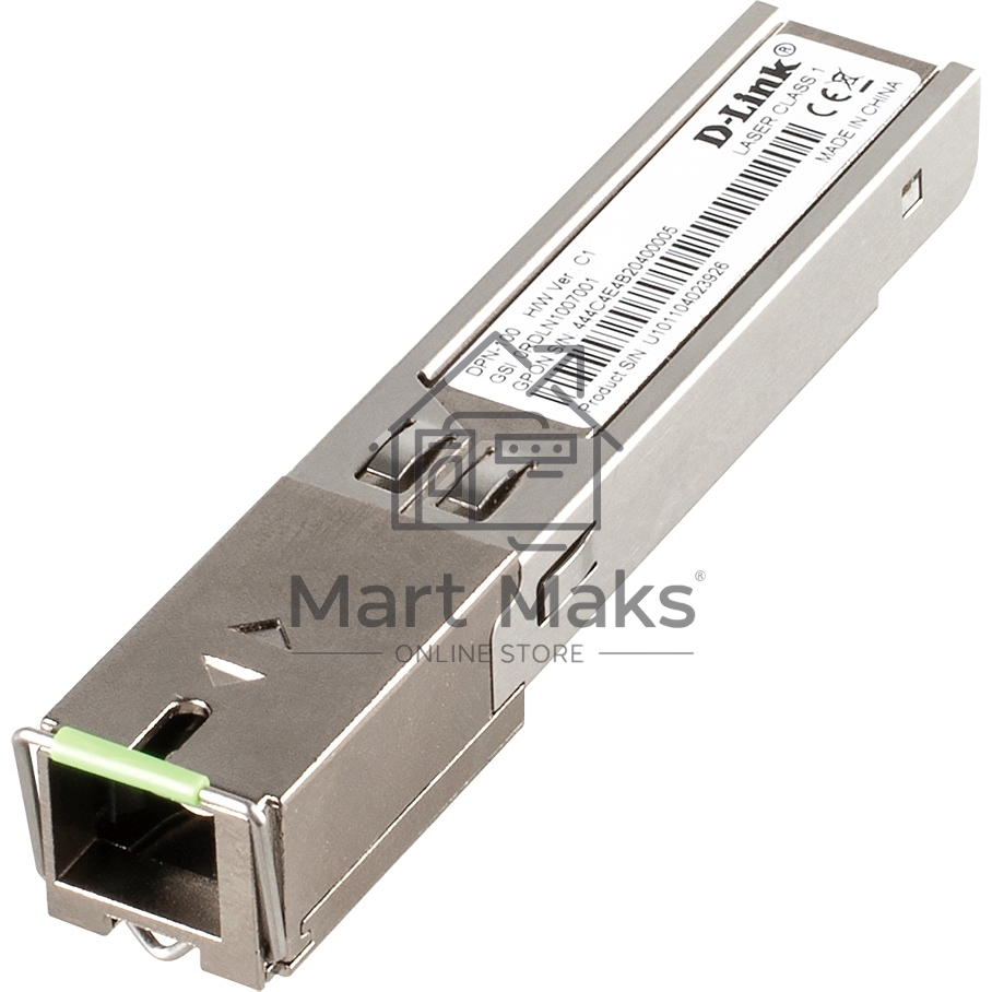Трансивер DPN-100 GPON ONT Class B+ SFP Transceiver, SC/APC, Single-mode, Tx: 1310nm, Rx: 1490nm, 20KM
